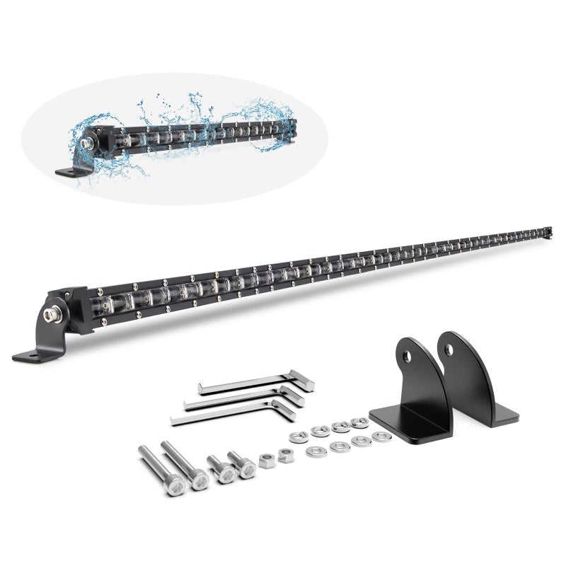 CO LIGHT COLIGHT 44 inch Led Light bar - Single Row Led Light Bar Driving Light 30000 LM 6D Lamp Cup Off Road led Light Bars for Trucks Boat SUV Bumper ATV Trucks Roof Cabin - Image 1